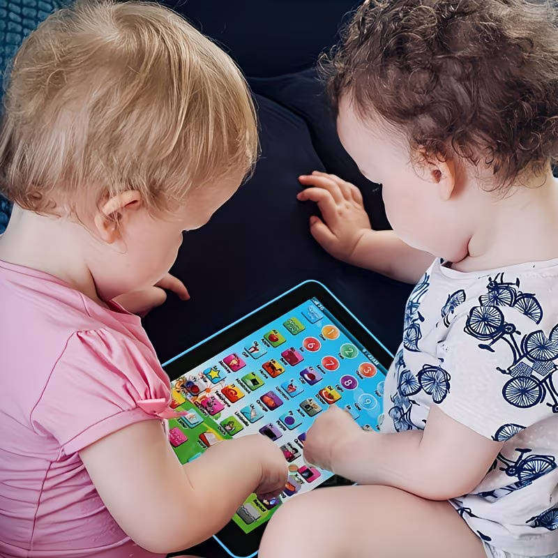 Interactive Educational Learning Tablet Touch Capabilities with Words Numbers Alphabet Music