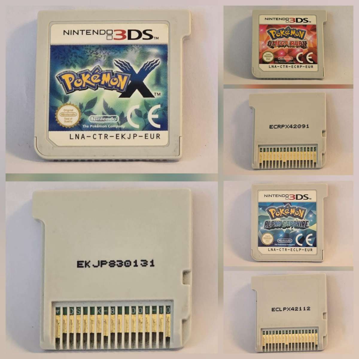 Pokémon Bundle - 9 Nintendo DS & 3DS Games