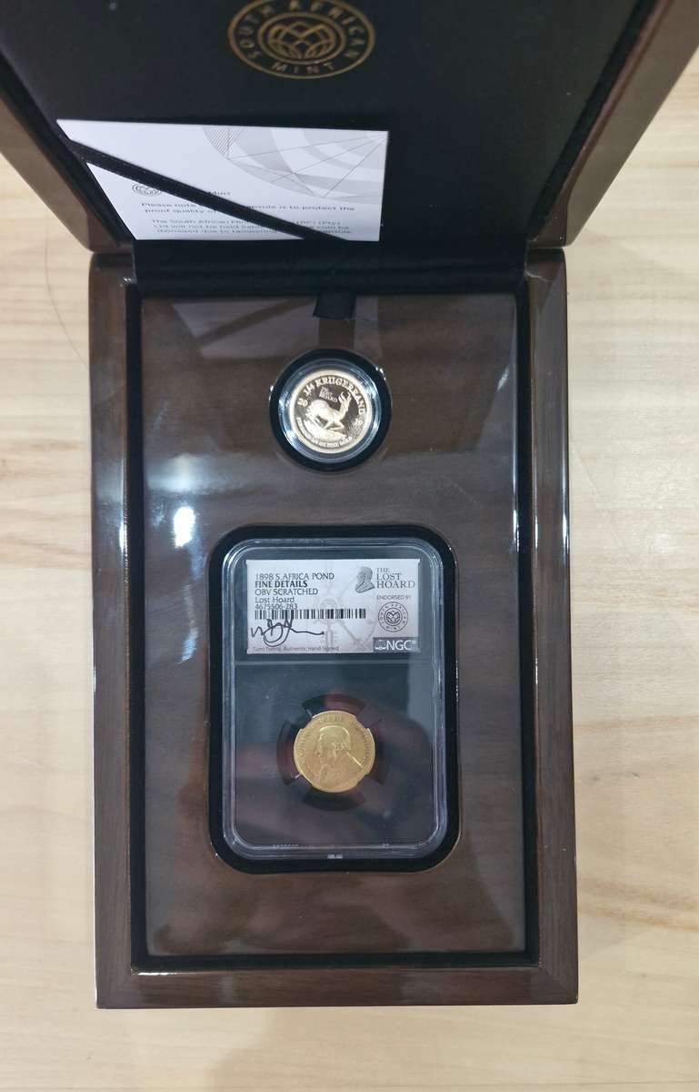 The Lost Hoard 1/4 gold Krugerrand & ZAR Pond
