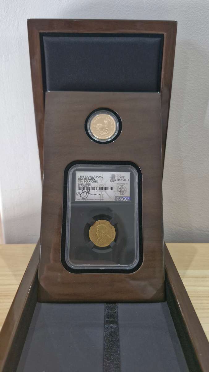 The Lost Hoard 1/4 gold Krugerrand & ZAR Pond
