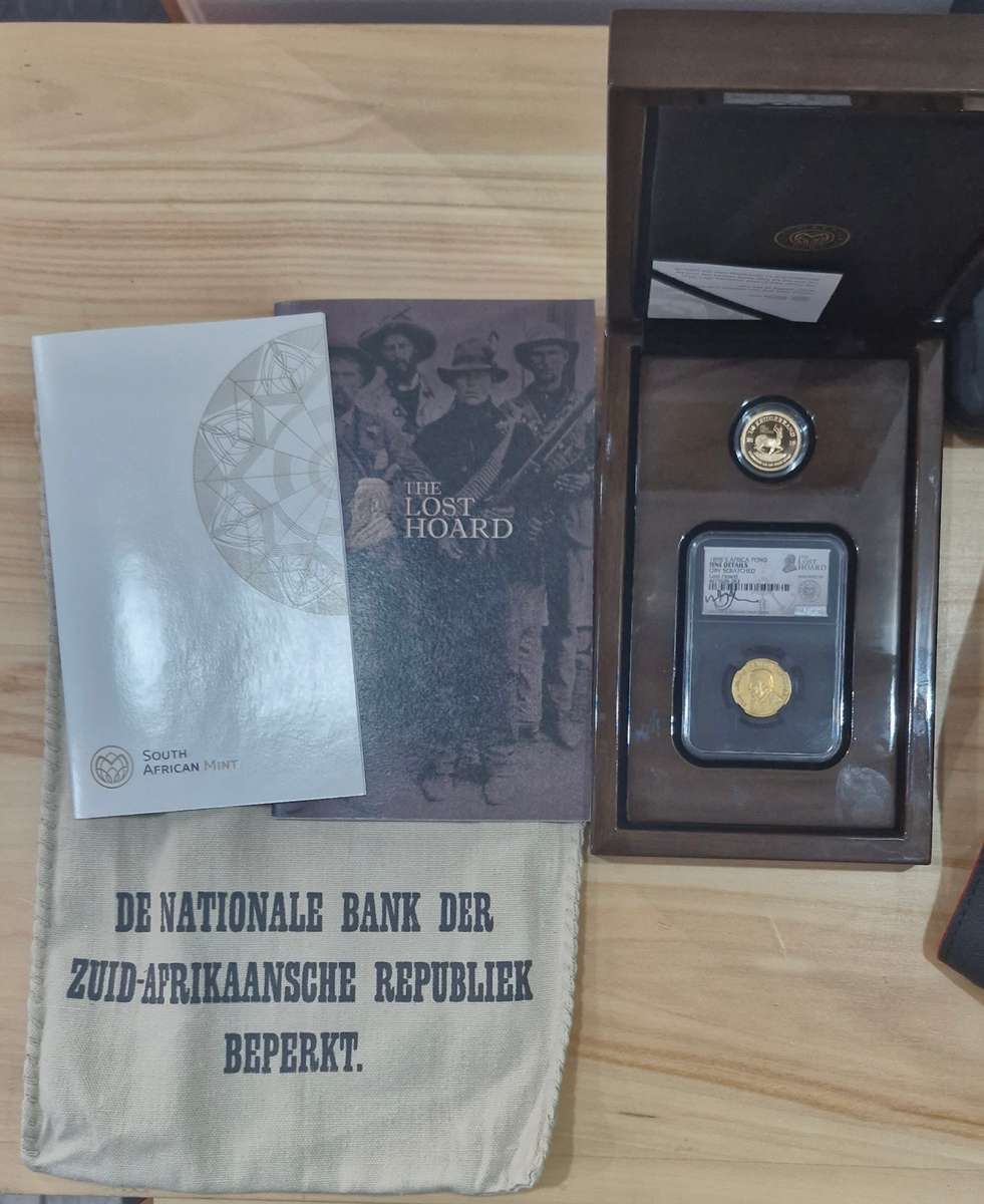 The Lost Hoard 1/4 gold Krugerrand & ZAR Pond