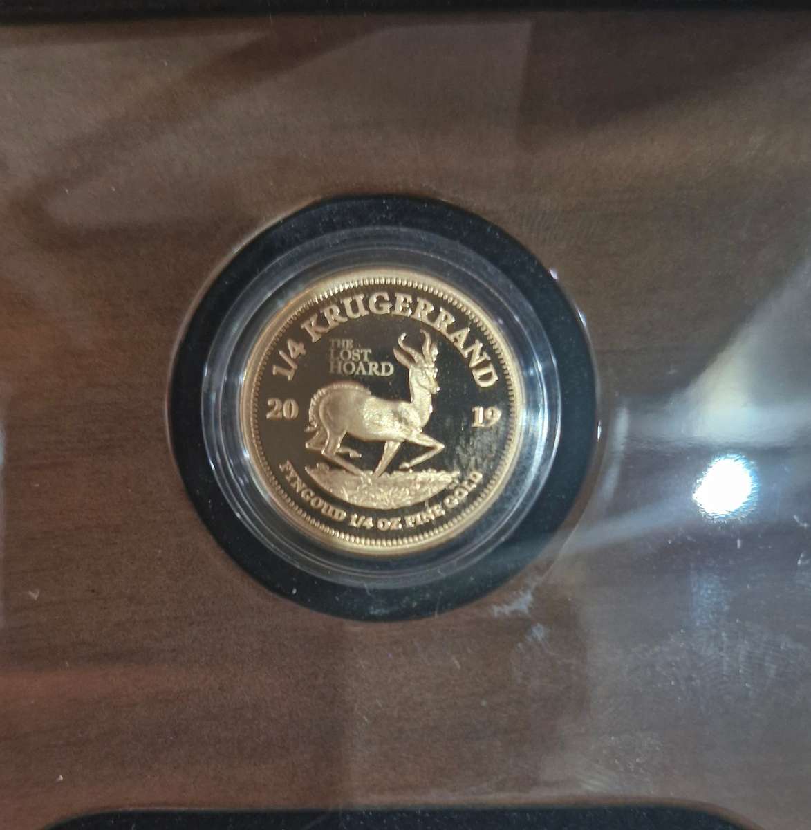 The Lost Hoard 1/4 gold Krugerrand & ZAR Pond