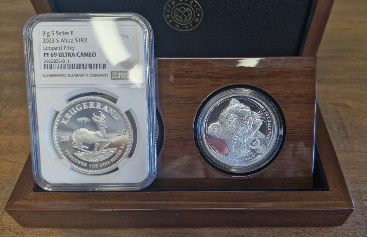 2023 Fine Silver Combination Set (PF 69 UC, Leopard proof set)