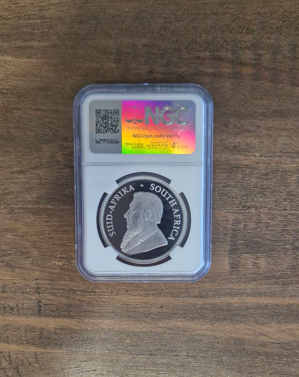2024 South Africa 1oz Silver Krugerrand (Johannesburg privy, PF 69 UC)