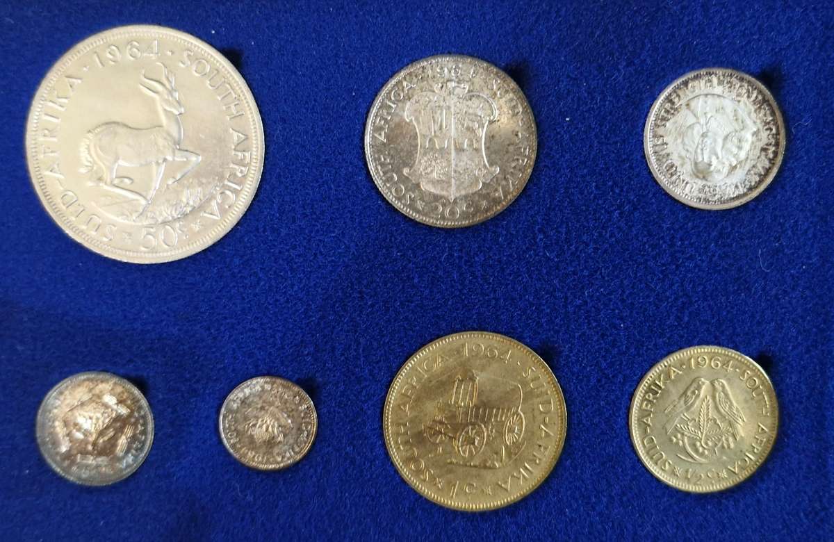 1964 South African Proof Set (SA Mint Box)