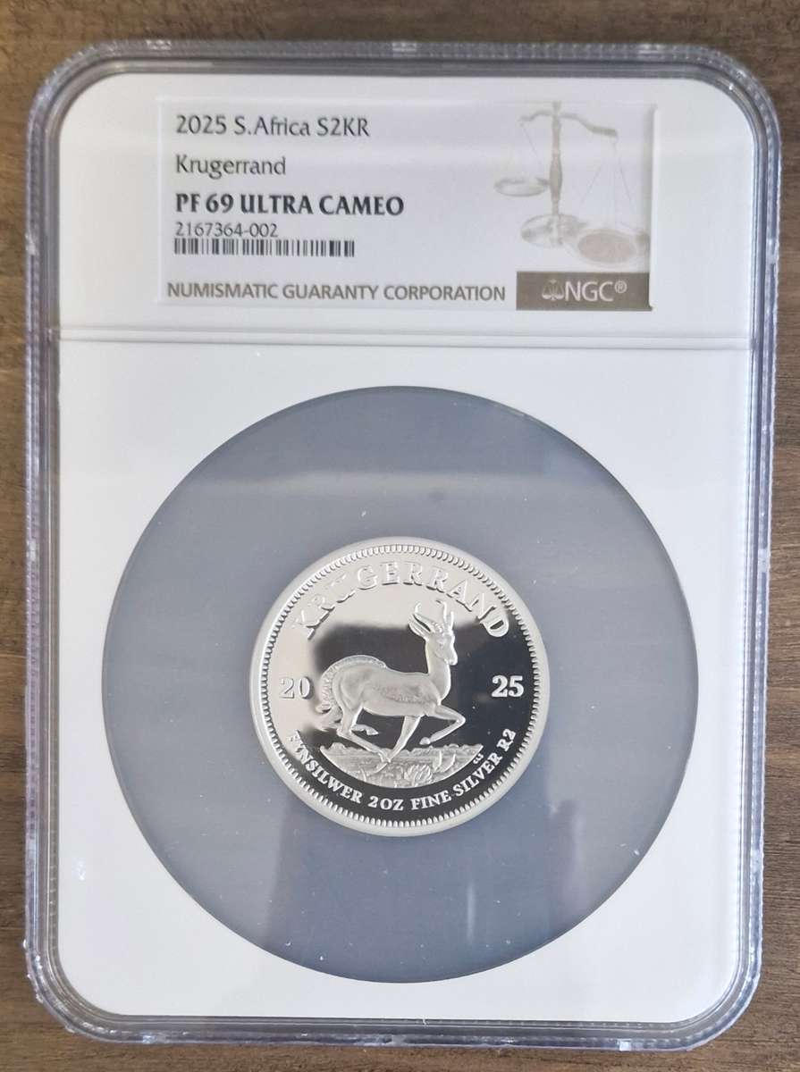 2025 South African Krugerrand 2oz (PF 69 uc)