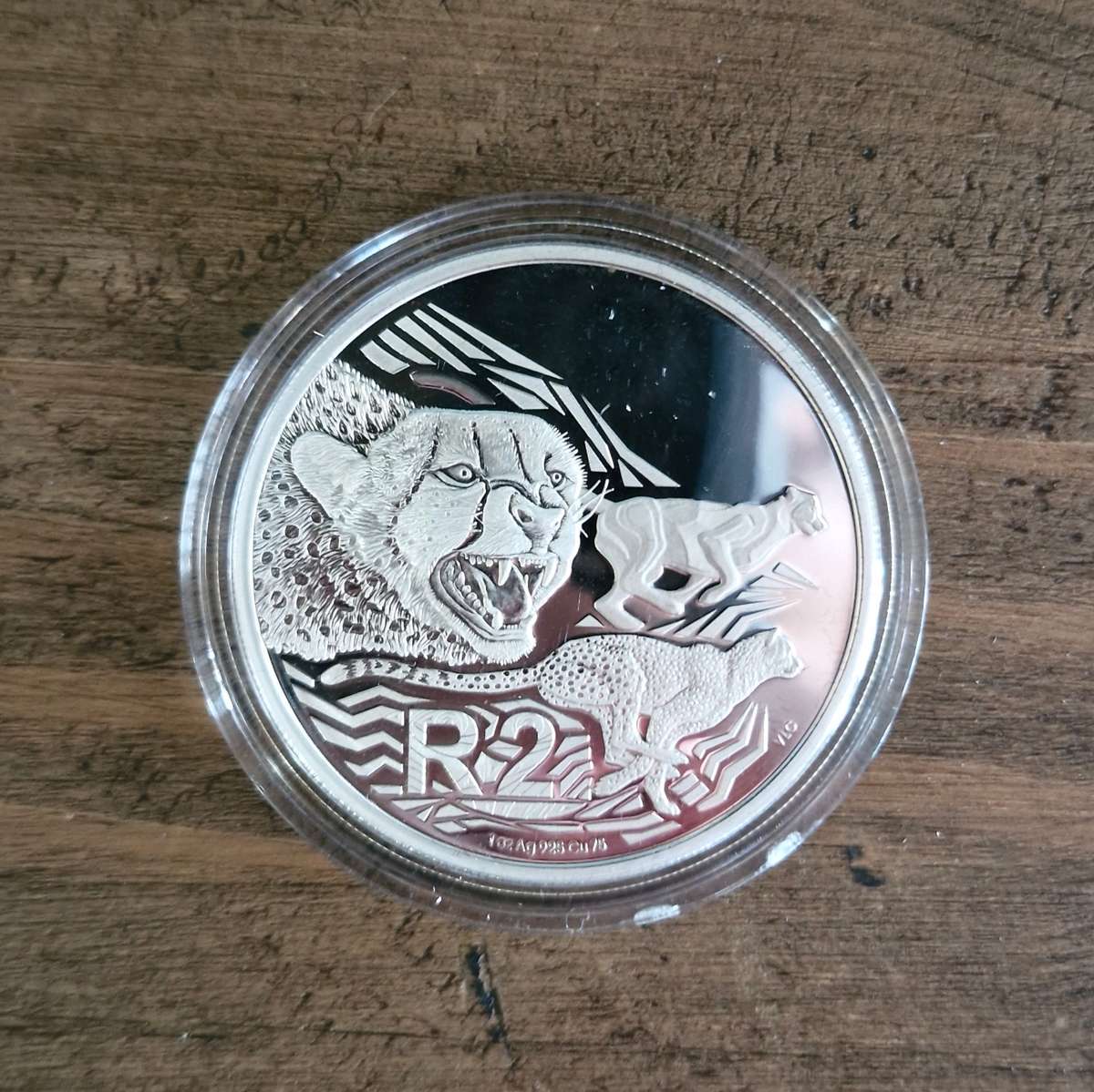 2016 R2 Sterling Silver National Geographics Big Cat Initiative (Cheetah)