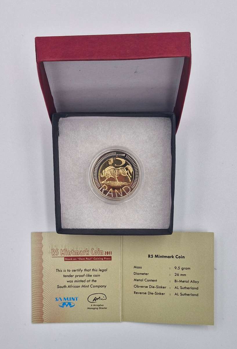 2011 R5 MintMark coin (Oom Paul)