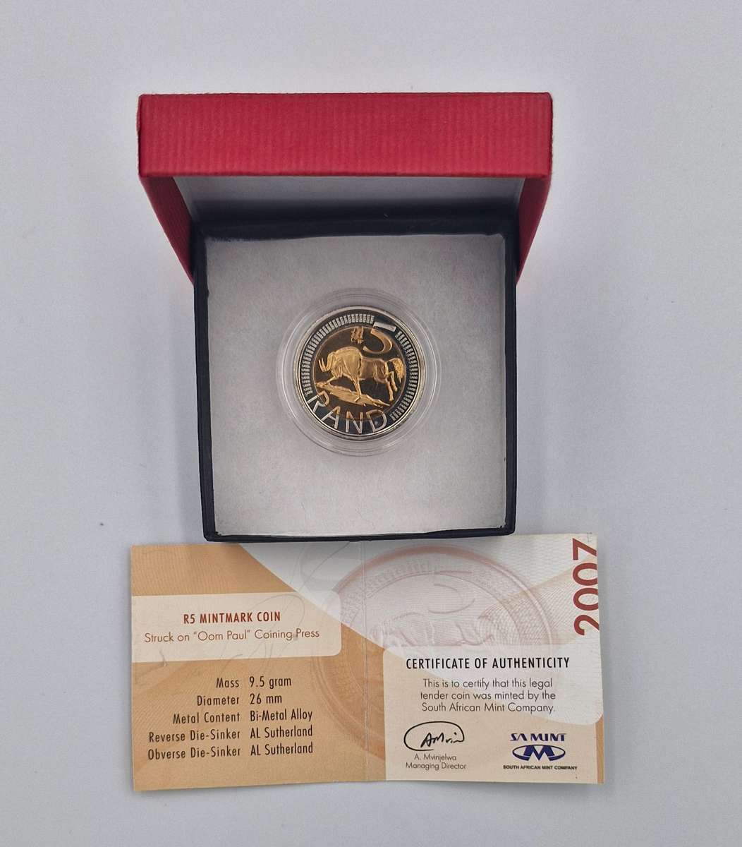 2007 R5 MintMark coin (Oom Paul)