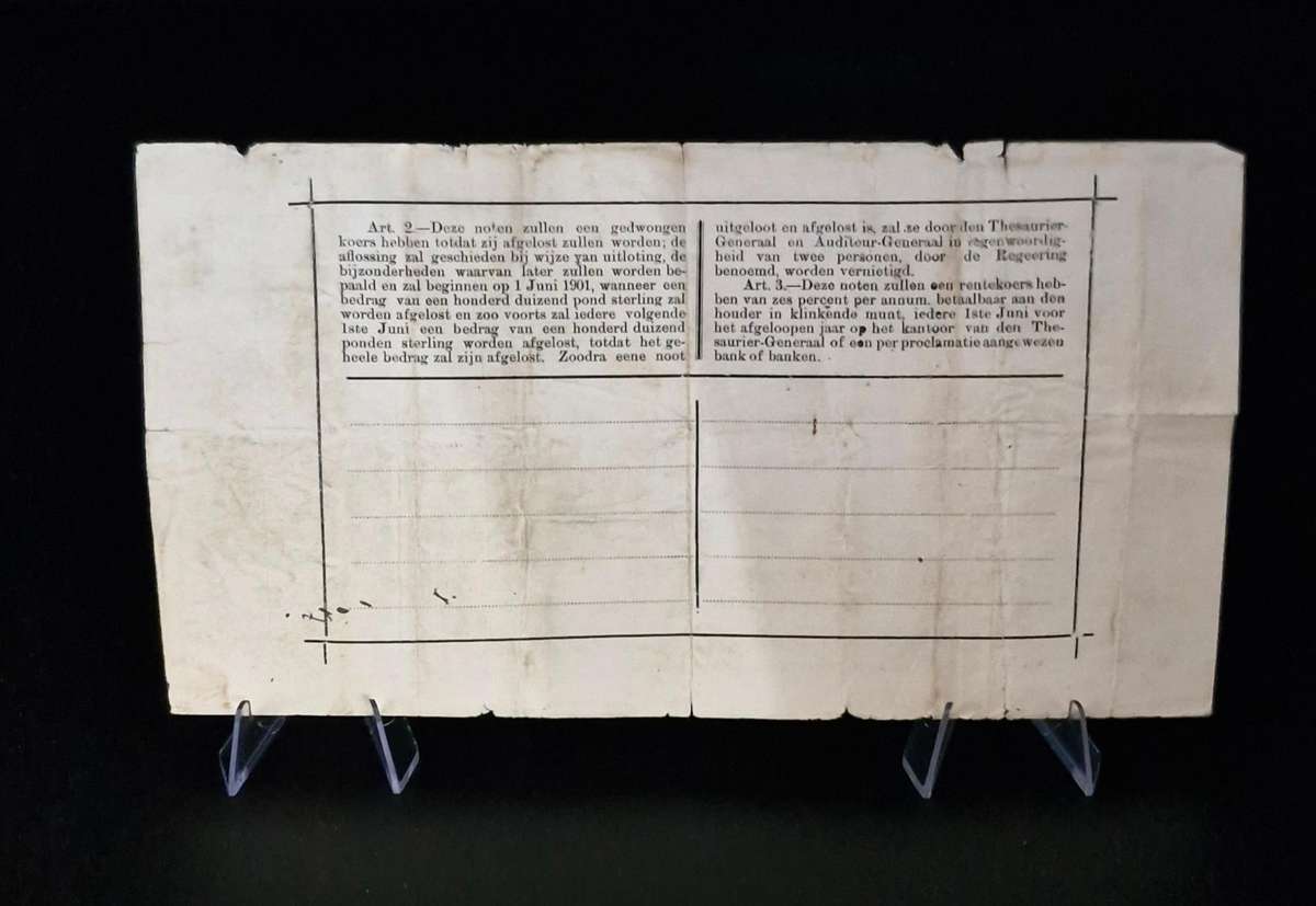 1901 Gouvernments Noot 1 Pound (Pietersburg)