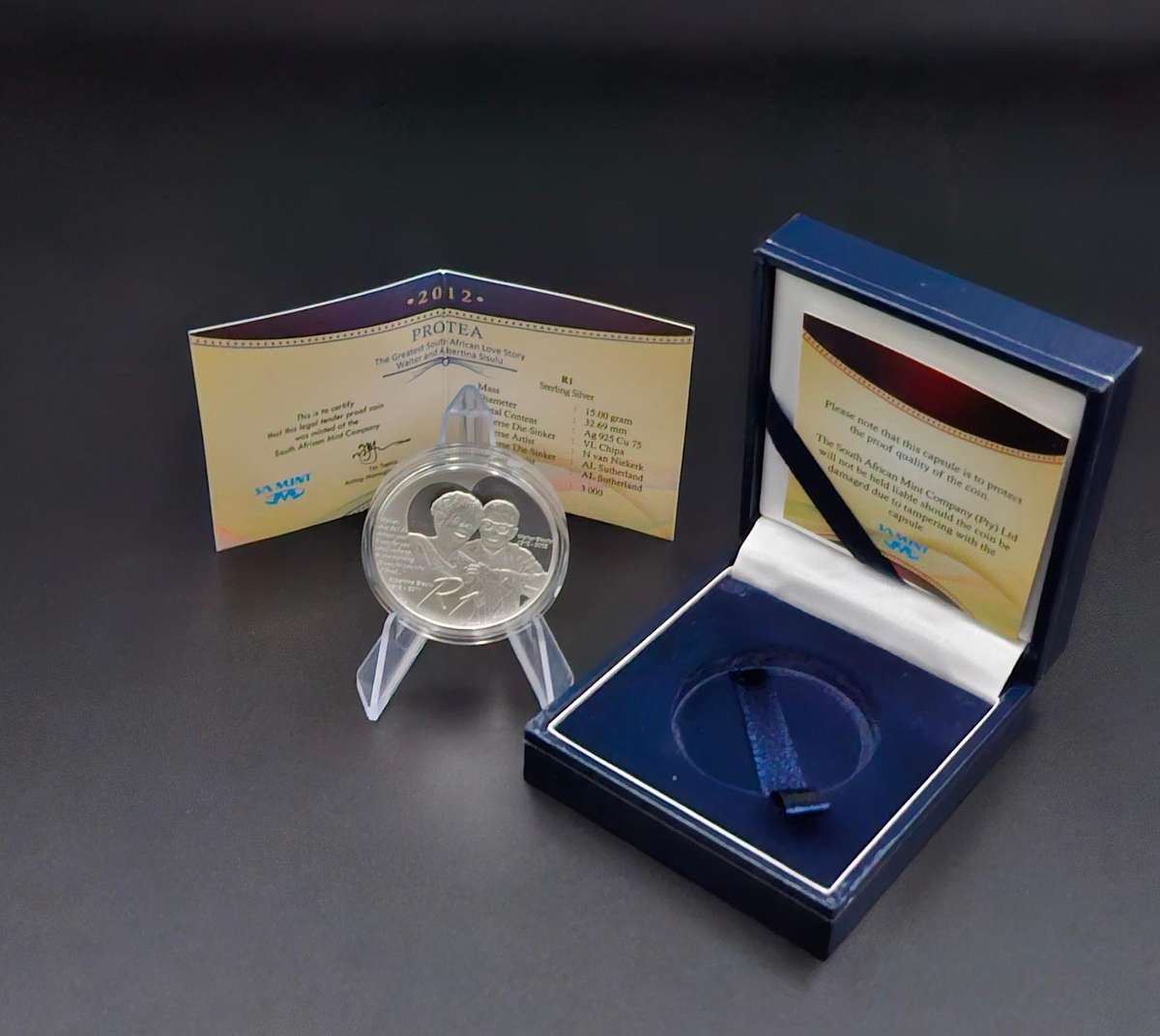 2012 R1 Protea - The Greatest South African Love Story Walter and Albertina Sisulu