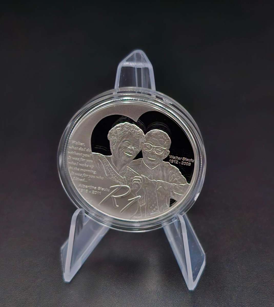 2012 R1 Protea - The Greatest South African Love Story Walter and Albertina Sisulu