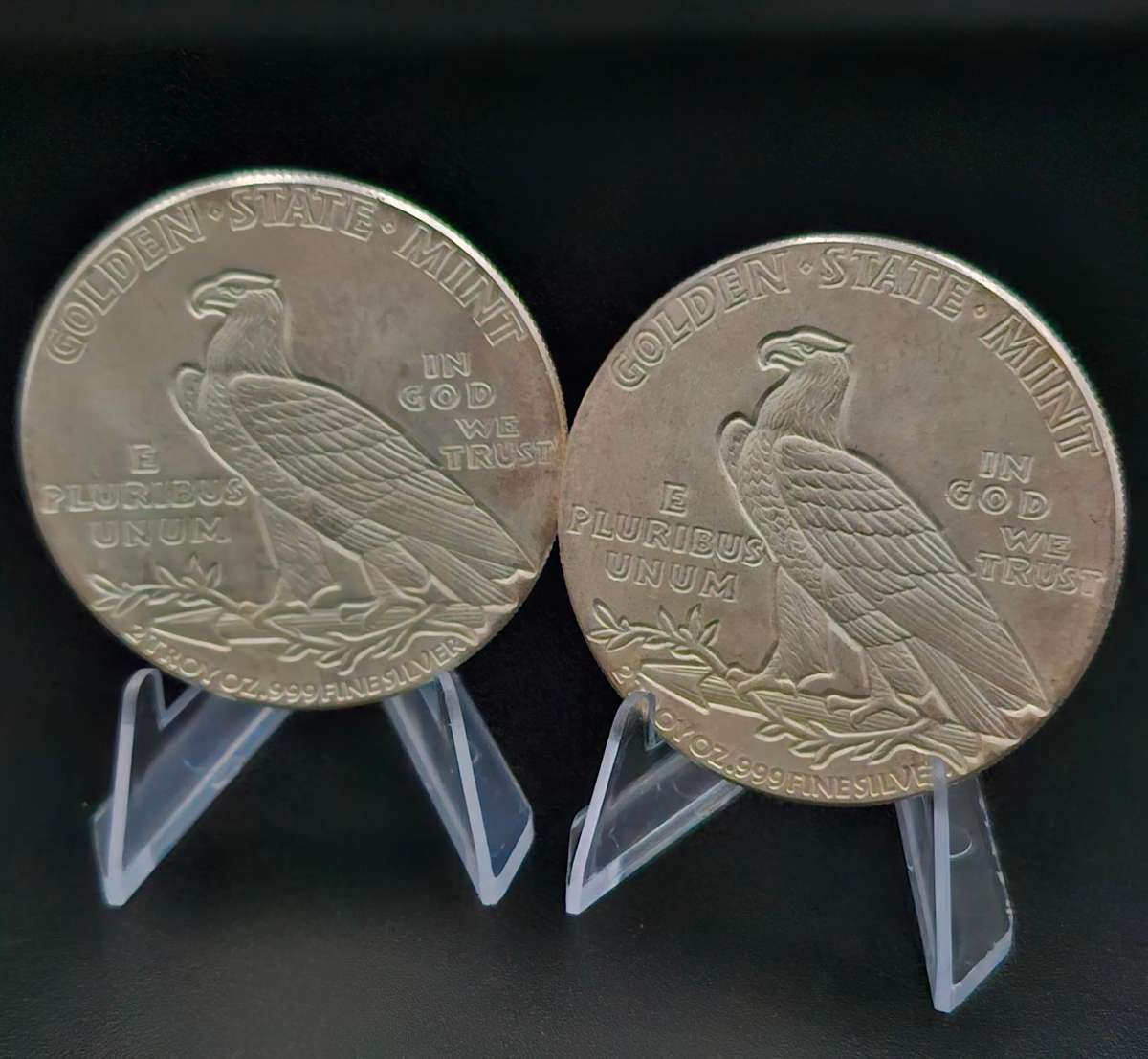 2x1929 Liberty Golden State Mint 2 Oz Silver (Total 4oz Silver)