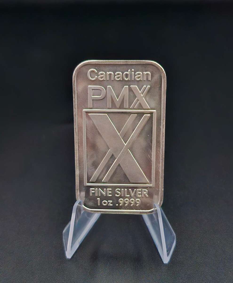1oz Fine Silver Canadian PMX Silver Bar