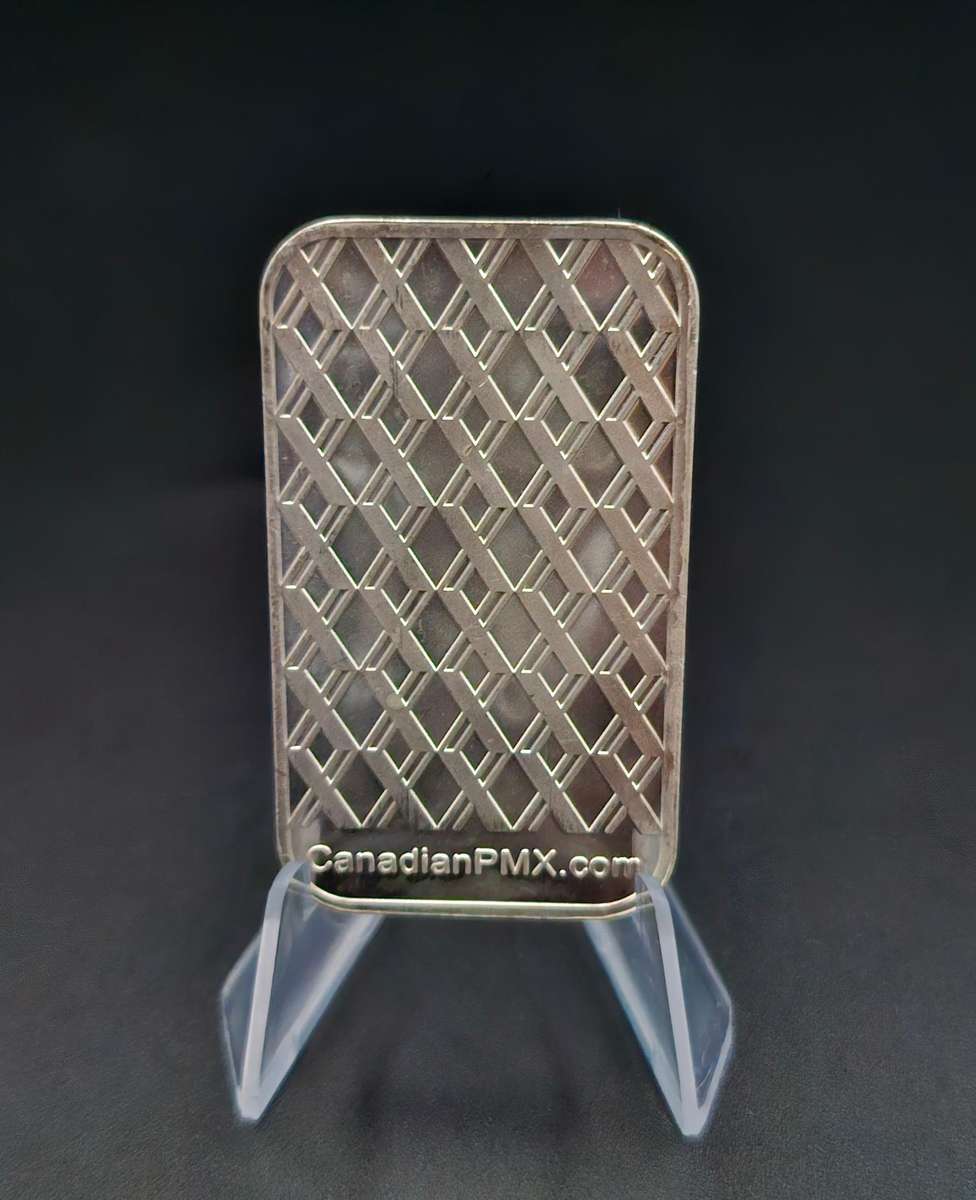 1oz Fine Silver Canadian PMX Silver Bar