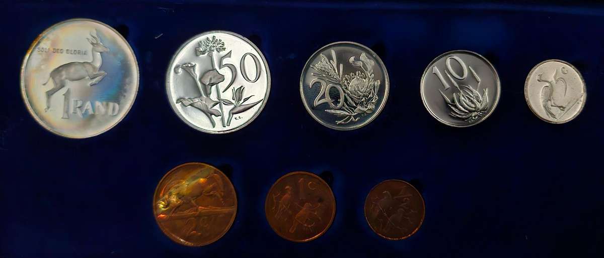 1982 South African Proof Set (Original SA Mint Box)