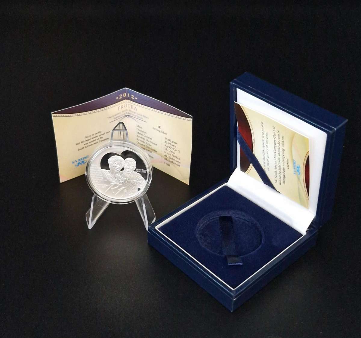 2012 Protea Silver R1 (The Greatest Love Story Walter and Albertina Sisulu)