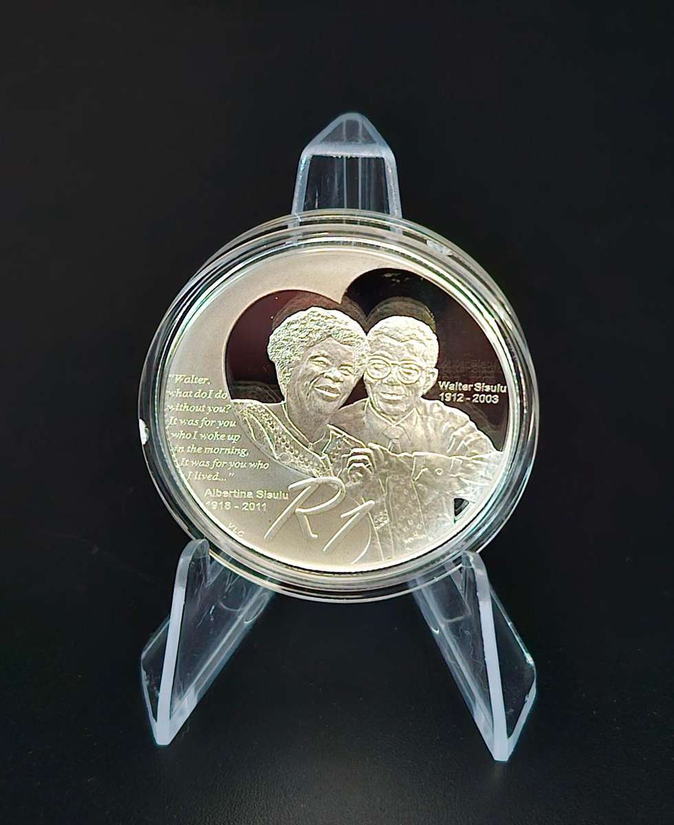 2012 Protea Silver R1 (The Greatest Love Story Walter and Albertina Sisulu)