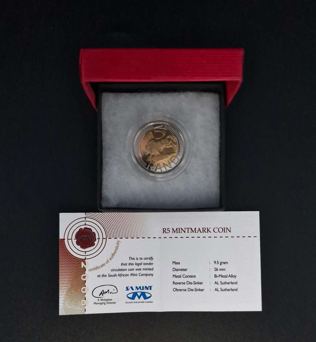 2008 R5 Mintmark Coin (Oom Paul)