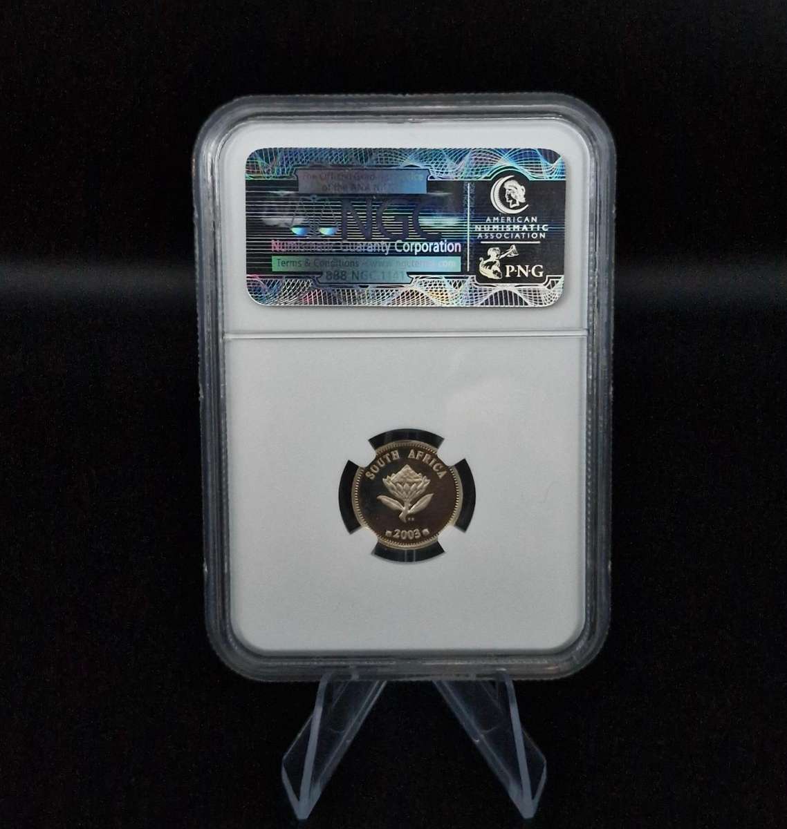 2003 South Africa 2.5c Martial & Bateleur Eagles (PF 69 Ultra Cameo)