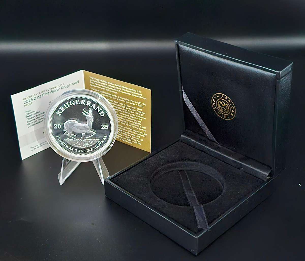 2025 2 Oz Silver Proof Krugerrand