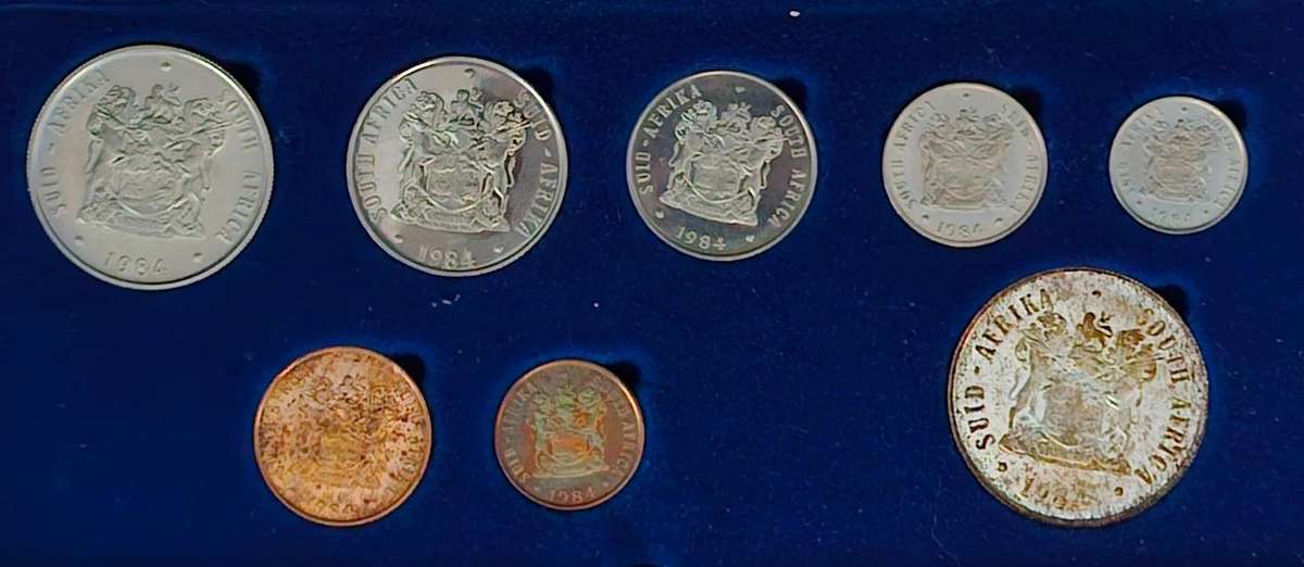 1984 South Africa Proof Set (Original Mint Box)