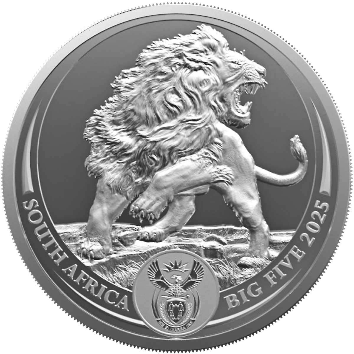 2025 1oz silver Big Five (Lion)