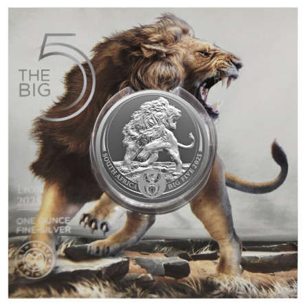 2025 1oz silver Big Five (Lion)