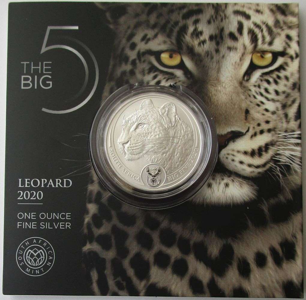 2020 1 0z Silver Series l The Big Five (Leopard)
