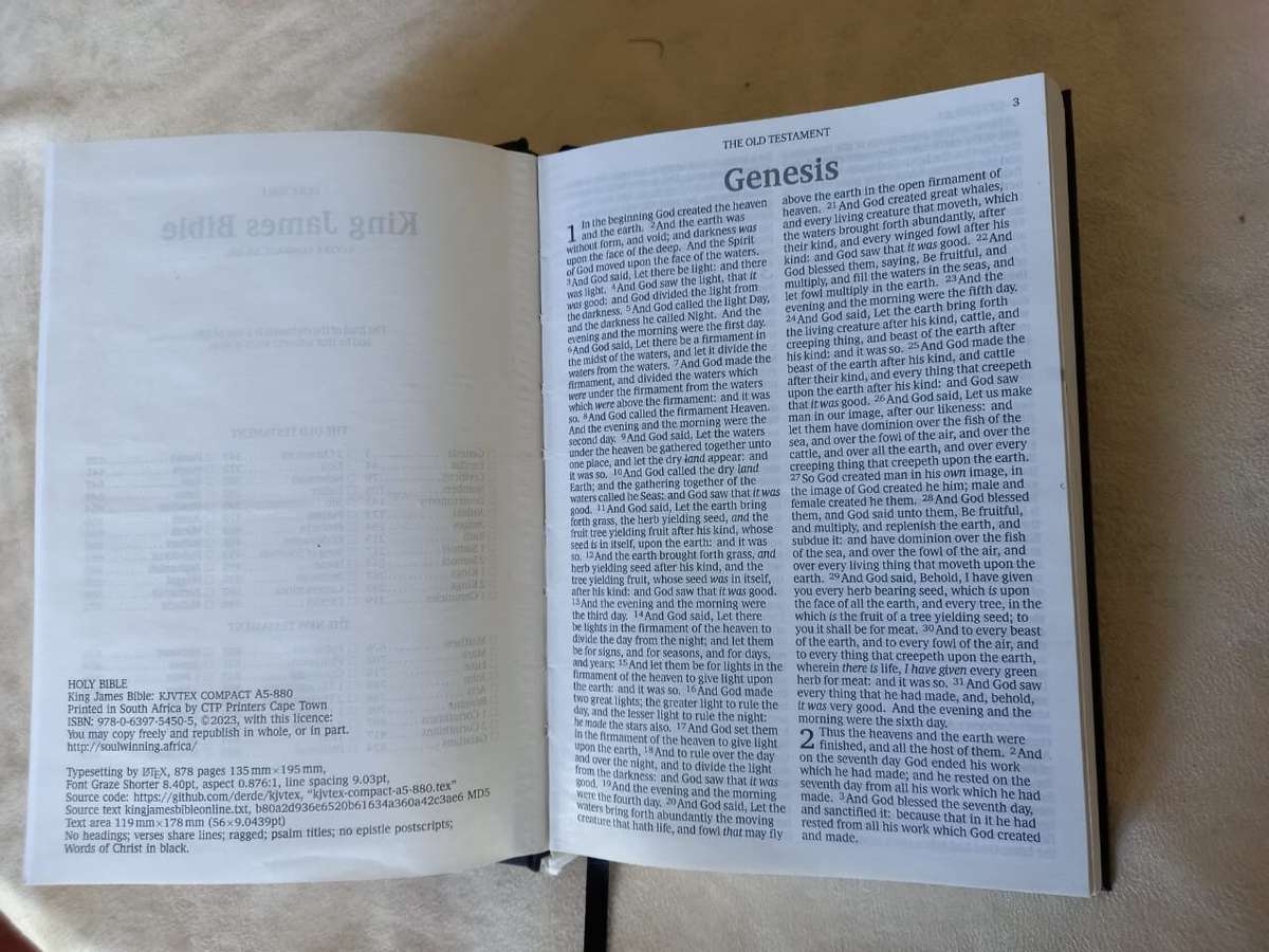 Holy Bible: King James Version KJV (hard cover)