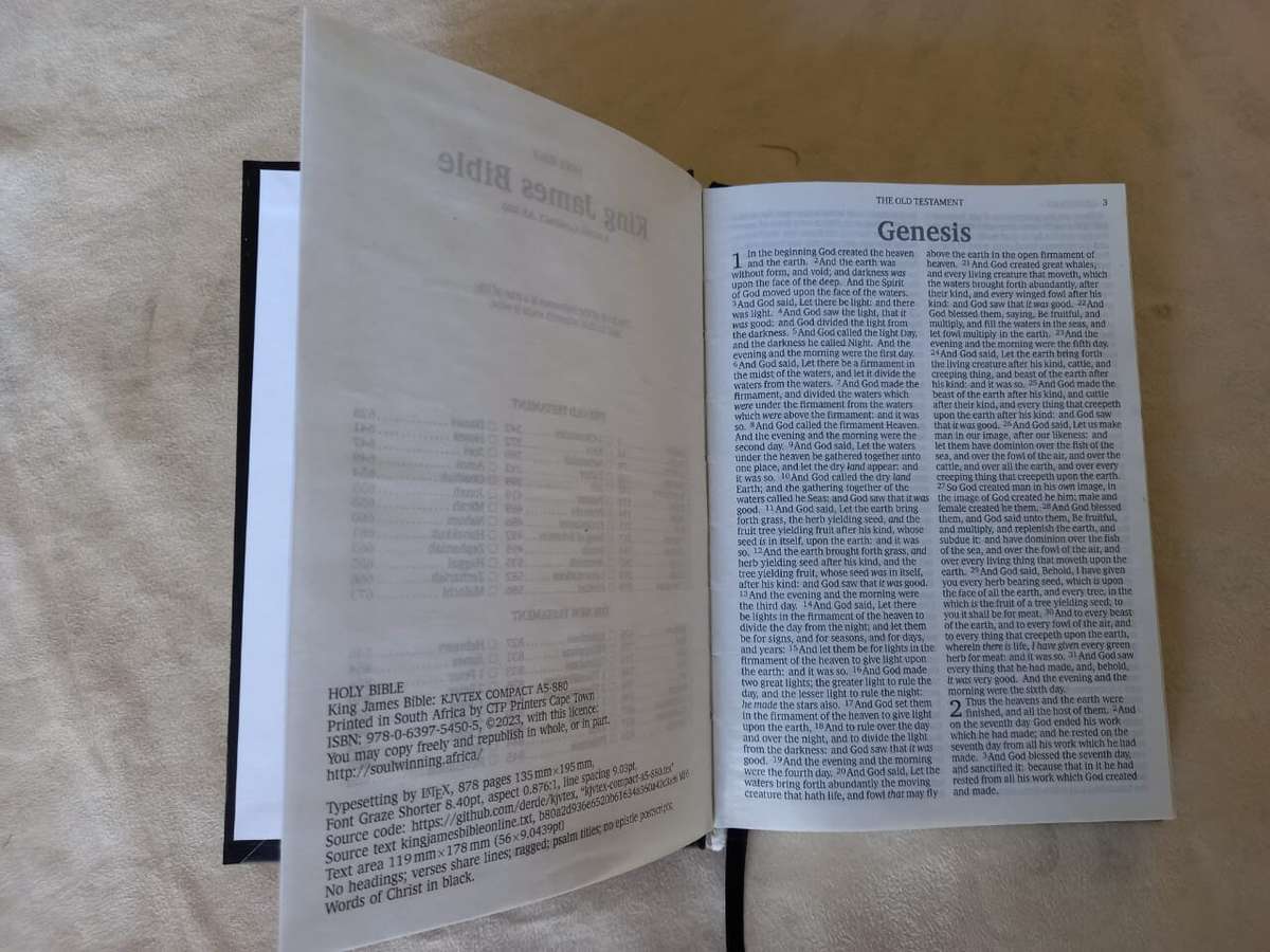 Holy Bible: King James Version KJV (hard cover)