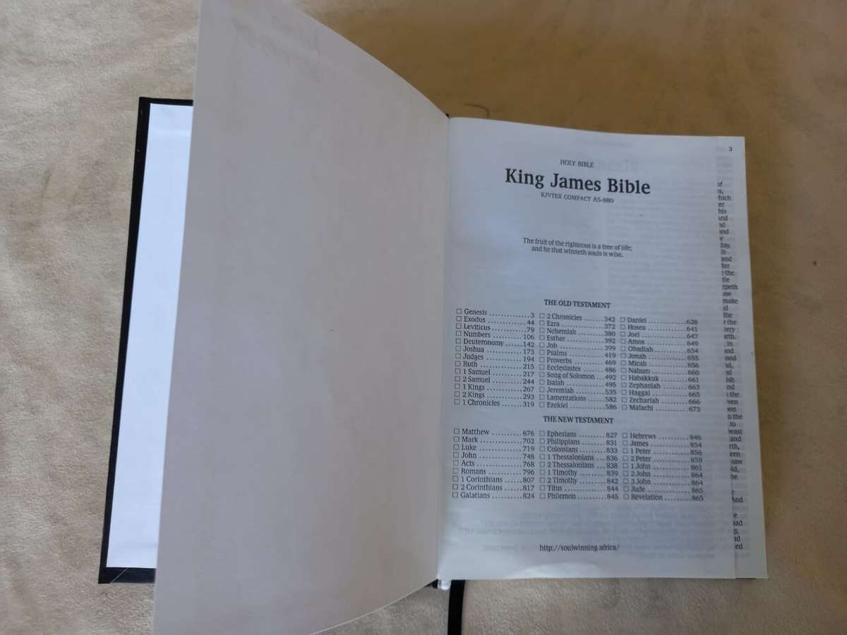 Holy Bible: King James Version KJV (hard cover)