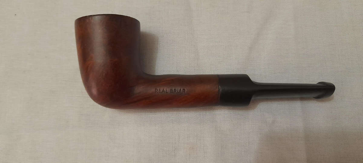 Vintage Real Briar Wooden Smoking Pipe