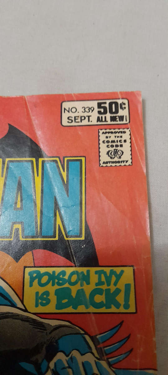 Batman No.339 Comic Book
