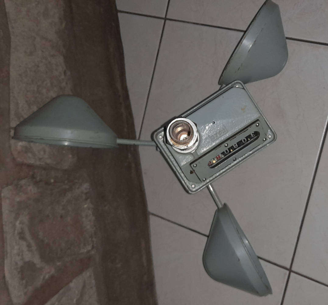 Rare Vintage Casella W1208/2 Counter Three Cup Anemometer No.2792