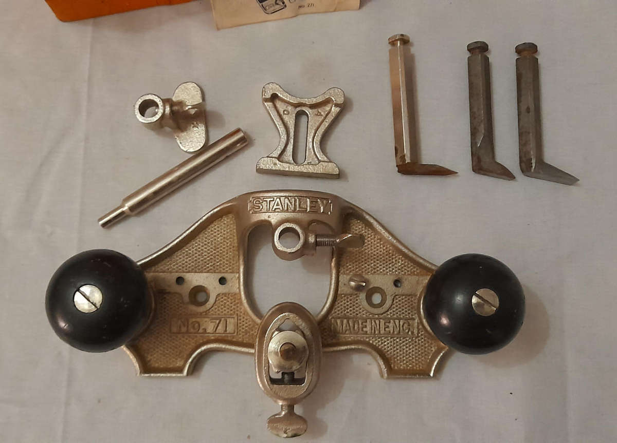 Vintage Stanley No.71 Router Plane (Made in England)