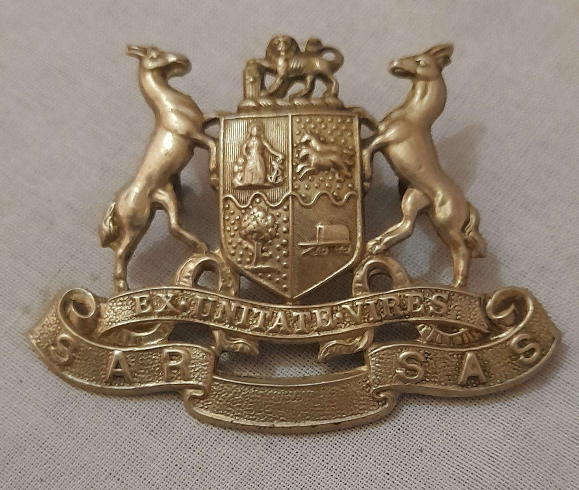 SAR / SAS Railway Cap Badge
