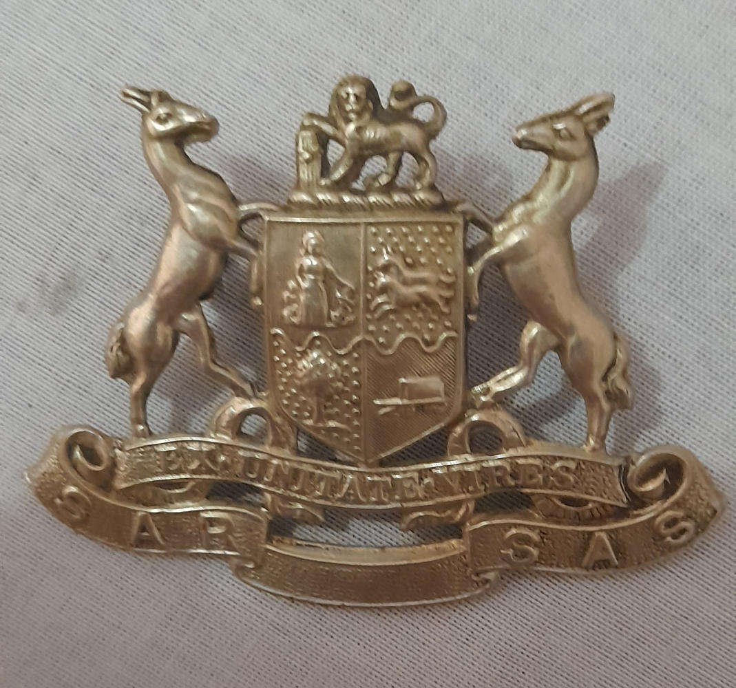 SAR / SAS Railway Cap Badge