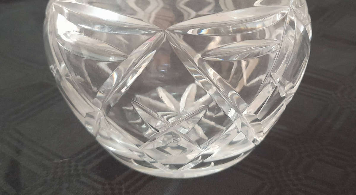 Cut Crystal Vase