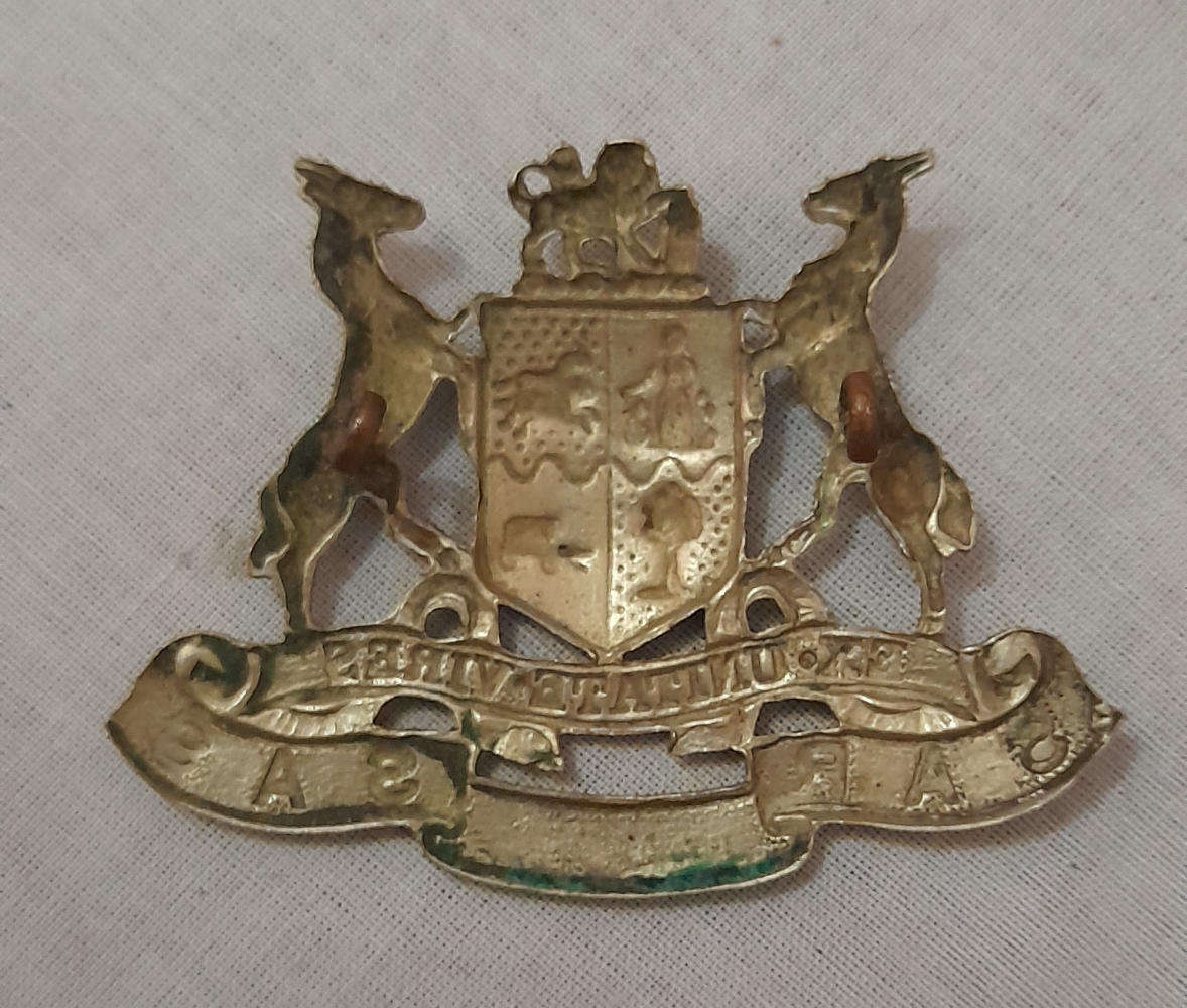 SAR / SAS Railway Cap Badge