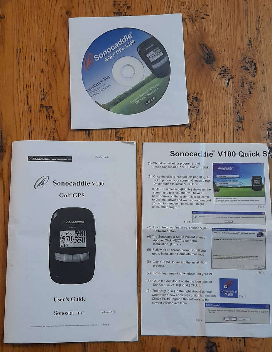 Sonocaddie V100 Golf GPS