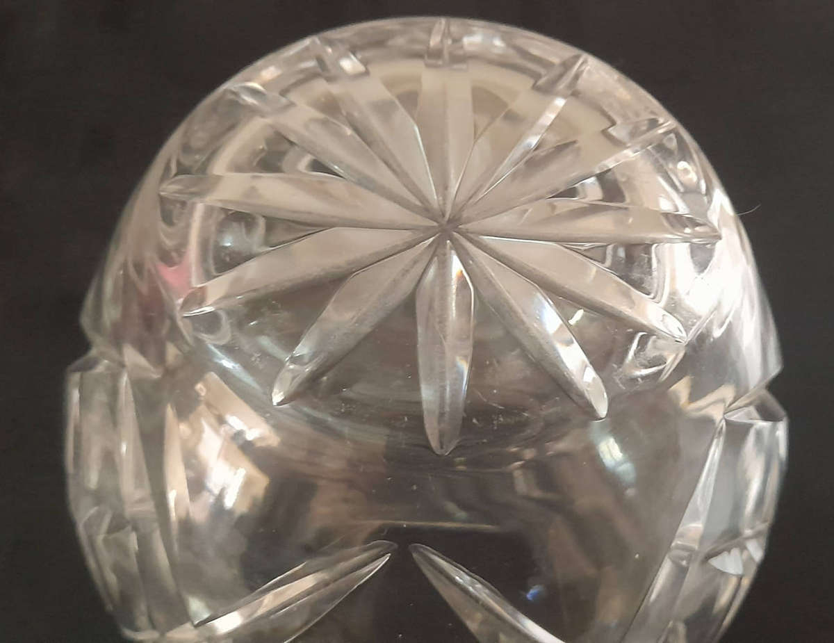 Cut Crystal Vase