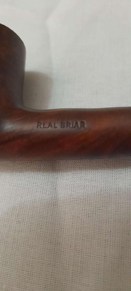 Vintage Real Briar Wooden Smoking Pipe