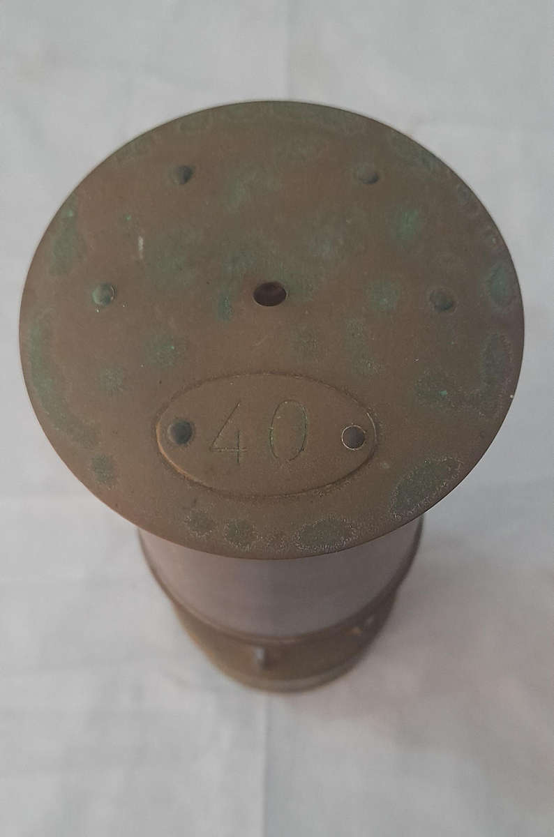 Vintage Miners Lamp No.40 (for display)