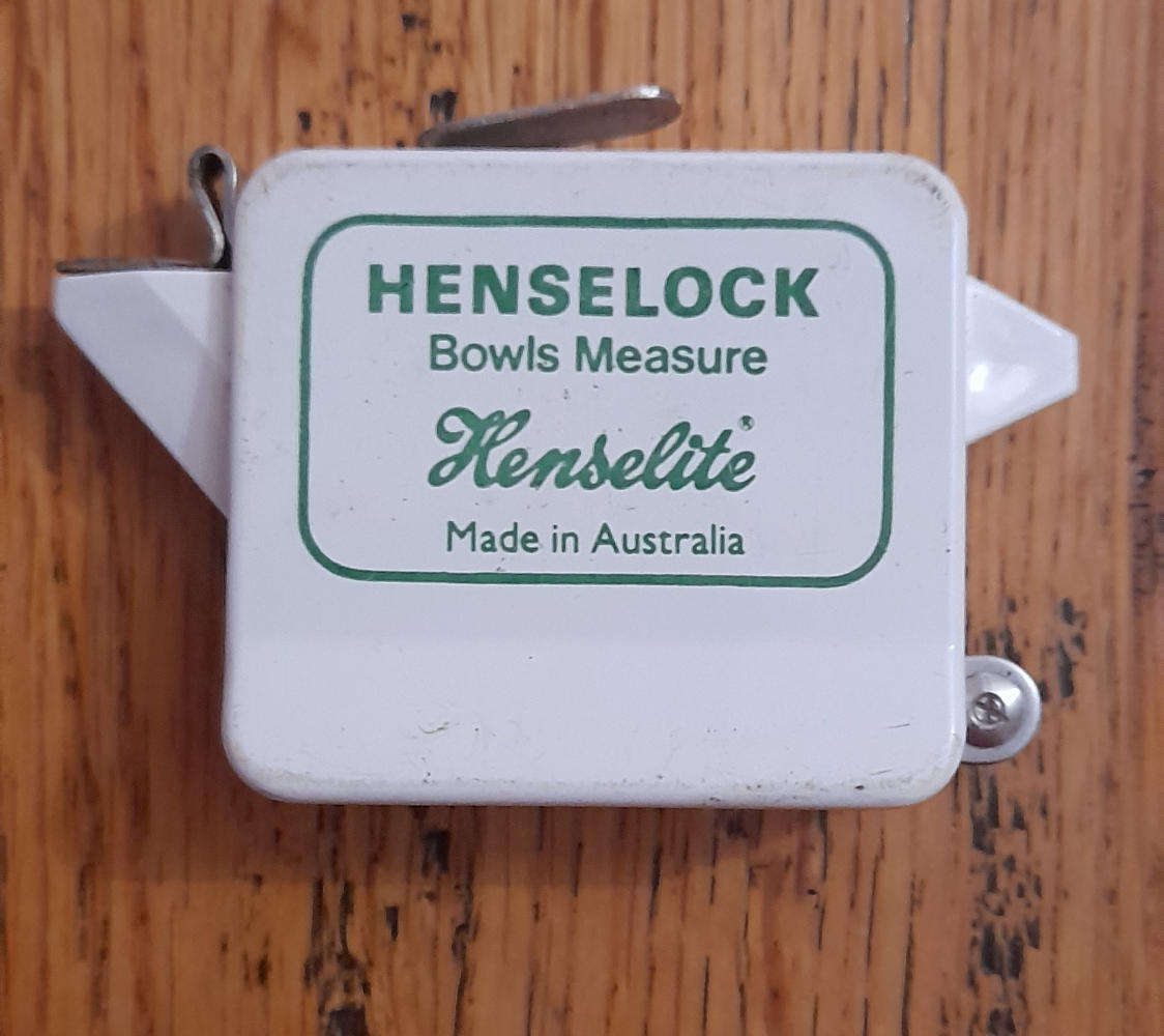 Henselite Henselock Bowls Measure