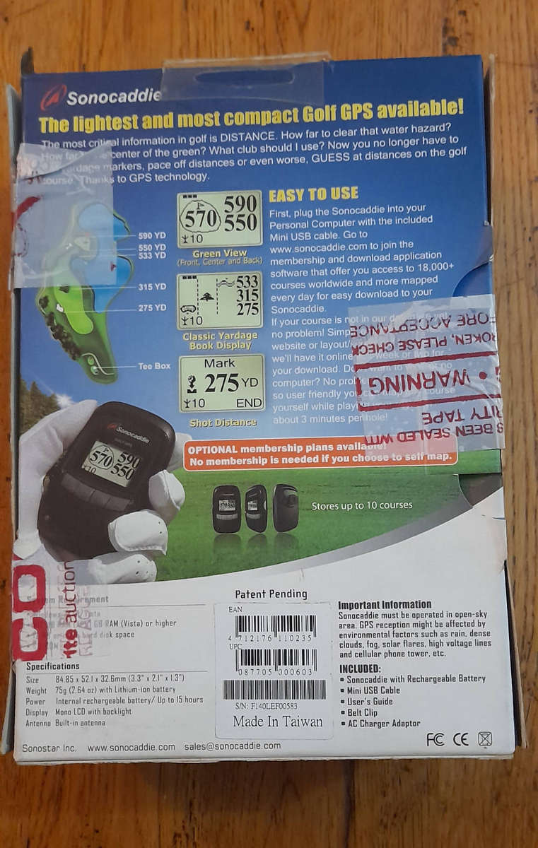 Sonocaddie V100 Golf GPS