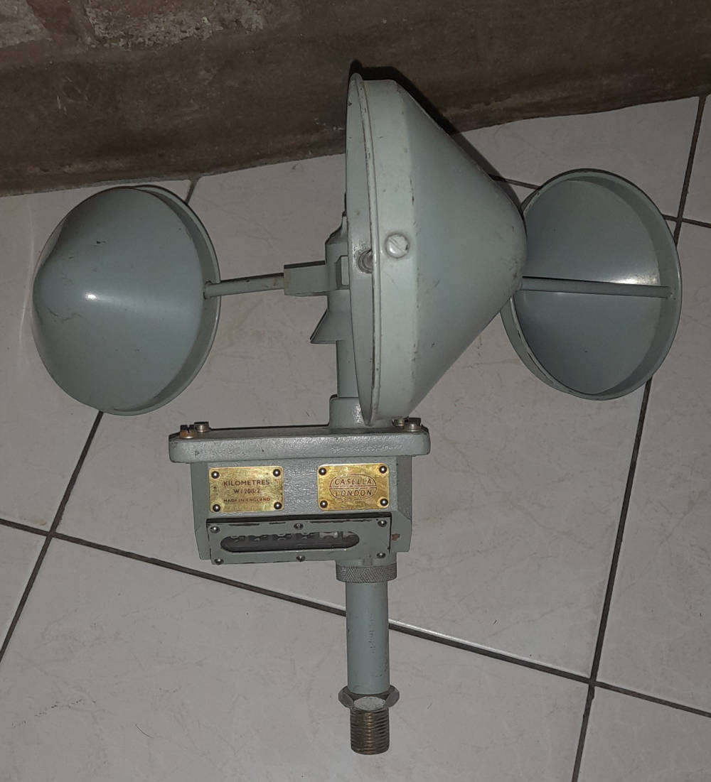 Rare Vintage Casella W1208/2 Counter Three Cup Anemometer No.2792