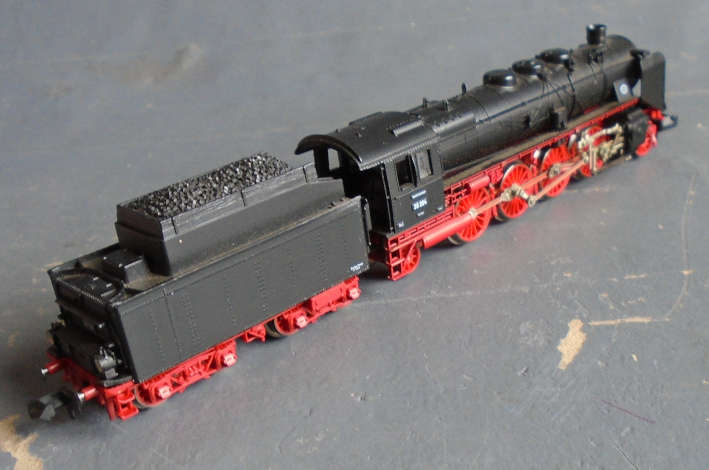 FLEISCHMANN 7139 N SCALE - DB BR 39 2-8-2 STEAM LOCO AND TENDER WITH DCC, BOXED