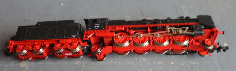 FLEISCHMANN 7139 N SCALE - DB BR 39 2-8-2 STEAM LOCO AND TENDER WITH DCC, BOXED