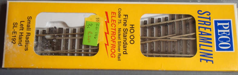 PECO SL-E196 STREAMLINE CODE 75 ELECTROFROG - MEDIUM RADIUS LH POINT - BOXED